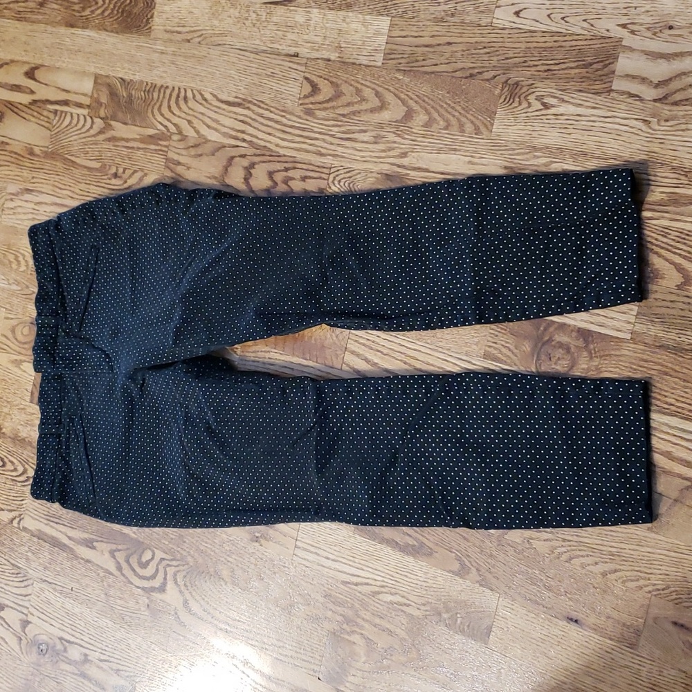(6R) GAP Polka Dot Print Skinny Fit Ankle Pants Business Casual